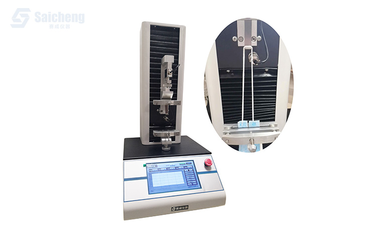 口罩帶斷裂強度測試儀_口罩帶拉力試驗機_口罩耳帶靜拉力測試